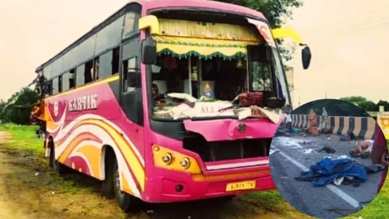 12 pilgrims died in road accident in bharatpur: भरतपुर: सड़क हादसे में 12 की मौत, मृतकों के परिजनों को मिलेंगे 6-6 लाख