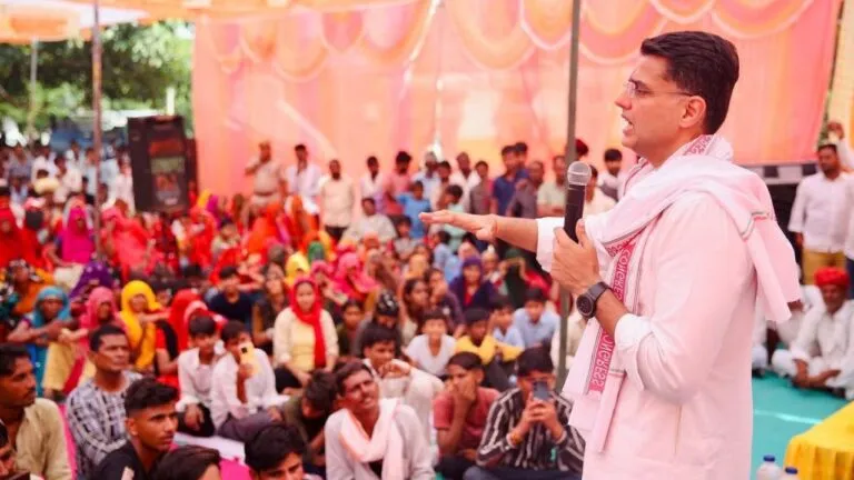 Rajasthan assembly election: सचिन पायलट टोंक से लड़ेंगे चुनाव! दिया ये बड़ा इशारा Will Sachin Pilot contest assembly elections from Tonk: सचिन पायलट टोंक से लड़ेंगे चुनाव! दिया ये बड़ा इशारा (तस्वीर: सचिन पायलट के
