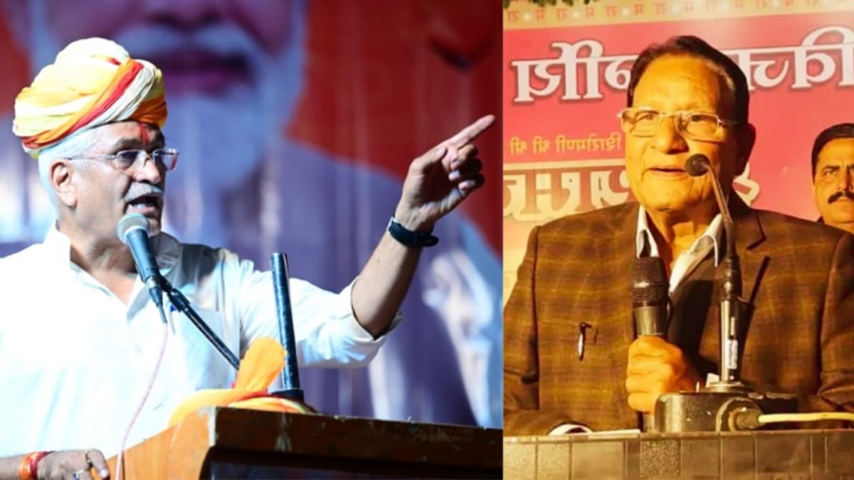 धारीवाल के ‘मर्दानगी’ वाले बयान पर शेखावत का तीखा प्रहार, बोले-‘ऐसे मंत्री को तो अरब सागर में फेंक देना चाहिए’ धारीवाल के 'मर्दानगी' वाले बयान पर शेखावत का तीखा प्रहार! बोले-'ऐसे मंत्री को तो अरब सागर में फेंक