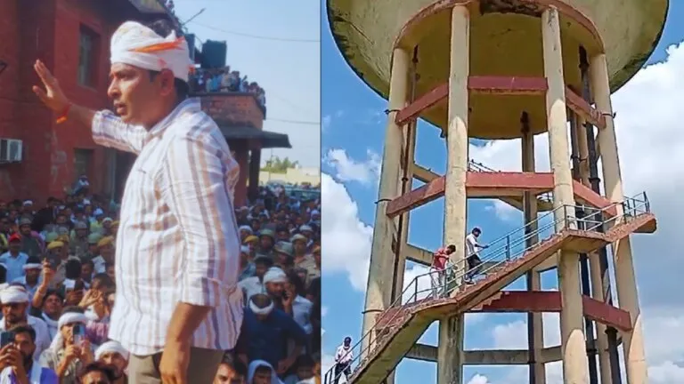 पायलट समर्थक नेता नरेश मीणा की रिहाई के लिए पानी की टंकी पर चढ़े युवा NewsTak