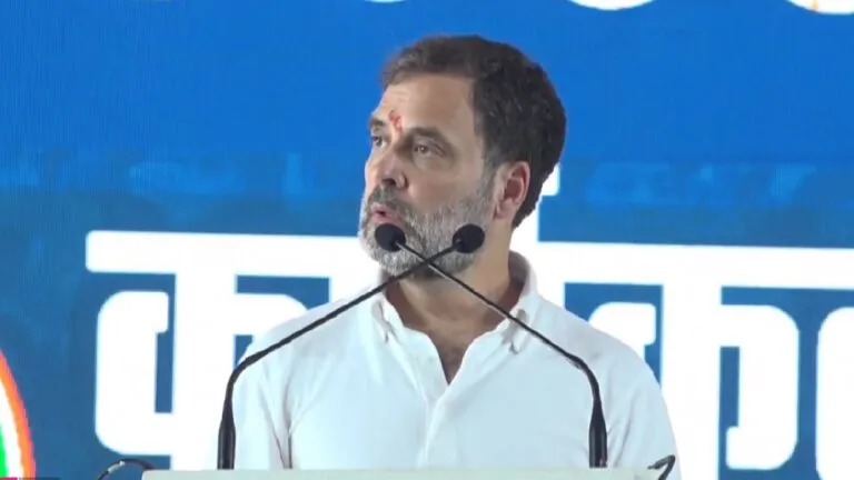 Jaipur: जयपुर में राहुल गांधी की सभा, मंच से बोले- हम चाहते हैं अभी से लागू हो महिला आरक्षण