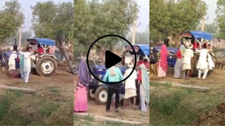भरतपुर में दिल दहला देने वाली घटना, जमीनी विवाद में युवक को ट्रैक्टर से कुचला, वीडियो देखकर सहम जाएंगे भरतपुर में दिल दहला देने वाली घटना, जमीनी विवाद में युवक को ट्रैक्टर से कुचला, वीडियो देखकर सहम