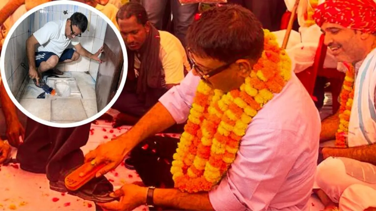 टिकट घमासान! किसी ने पिता की कर दी खिलाफत, तो कोई कर रहा टॉयलेट-जूते साफ tussle over election ticket in Rajasthan: टिकट घमासान! किसी ने पिता की कर दी खिलाफत, तो कोई कर रहा टॉयलेट-जूते साफ
