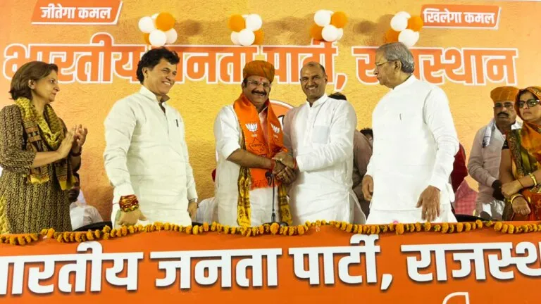 पायलट गुट के सुरेश मिश्रा BJP में हुए शमिल, कई RLP नेताओं ने बेनीवाल को भी दिया झटका
