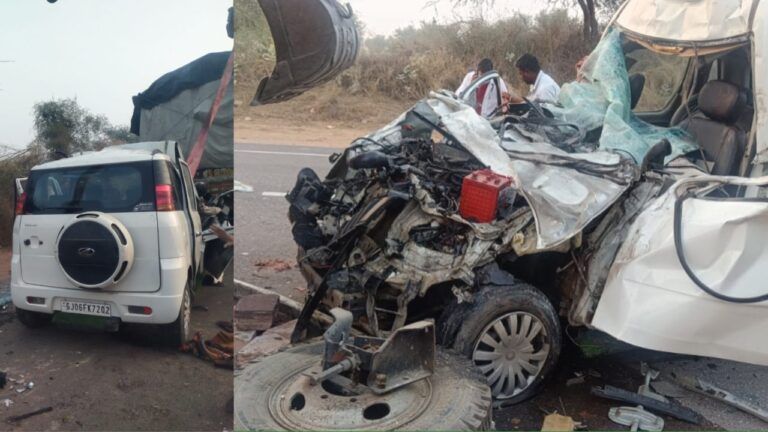 Rajasthan: PM मोदी की रैली में ड्यूटी के लिए जा रहे पुलिसकर्मियों की गाड़ी का भयानक एक्सीडेंट, 6 की मौत