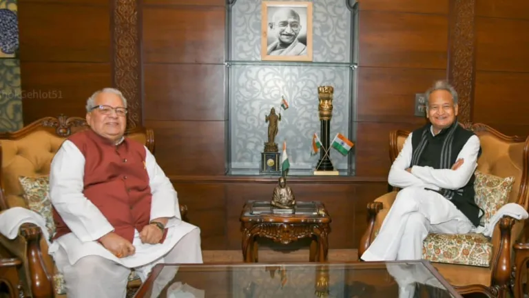 एग्जिट पोल के नतीजों के बीच राज्यपाल कलराज मिश्र के पास पहुंचे सीएम गहलोत NewsTak