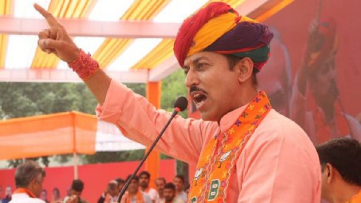 राज्यवर्धन राठौड़ ने कांग्रेस की गारंटियों को बताया चाइनीज माल, बोले- “बाकि प्रत्याशी मेरे सामने कुछ नहीं” NewsTak