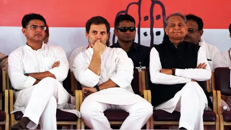 Rajasthan समेत 3 राज्यों BJP को बहुमत मिलते देख राहुल गांधी ने मानी हार, कही ये बात