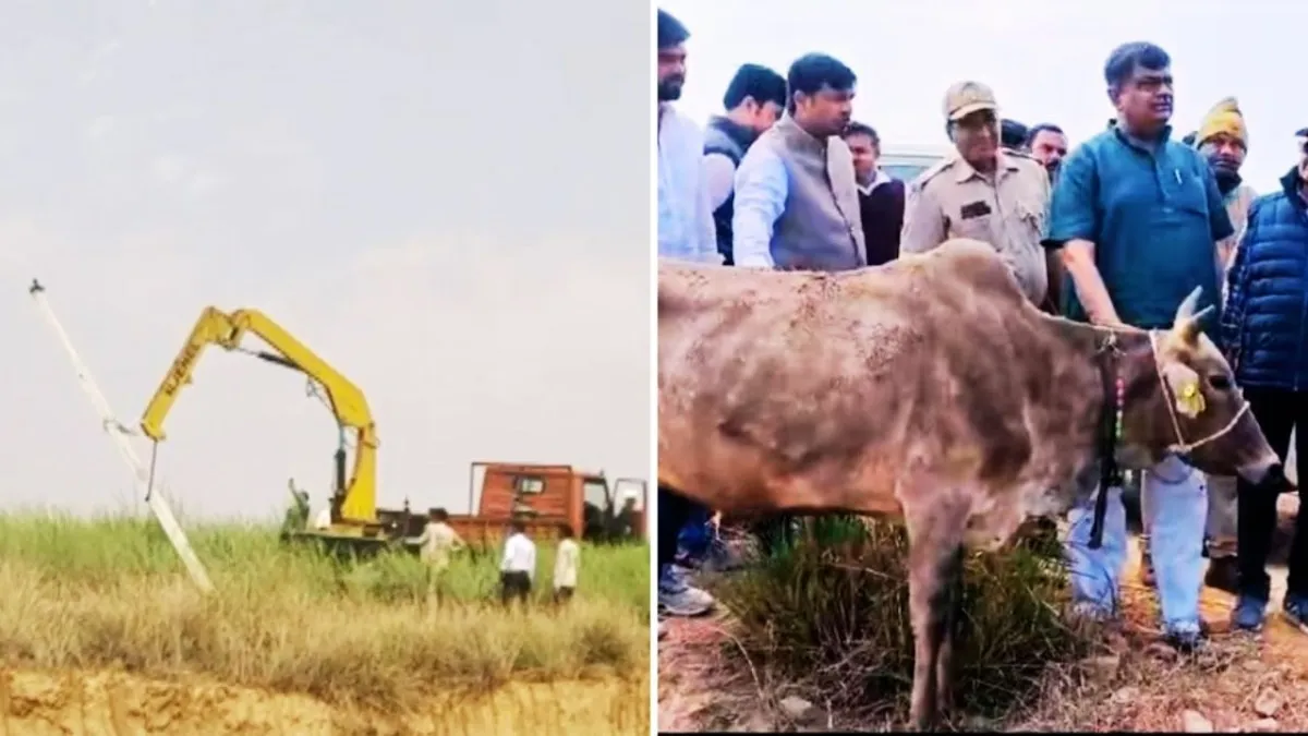 अलवर गोकशी मामले में आरोपियों के घर पर चला बुलडोजर, 300 पुलिसकर्मी जिलेभर में दे रहे दबिश NewsTak
