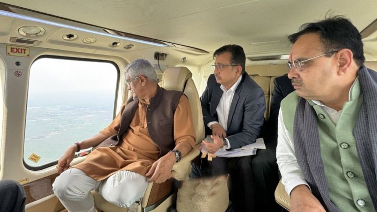 एमपी के साथ MOU के बाद ERCP को लगे पंख, CM भजनलाल ने शेखावत के साथ इन बांधों का किया हवाई सर्वे