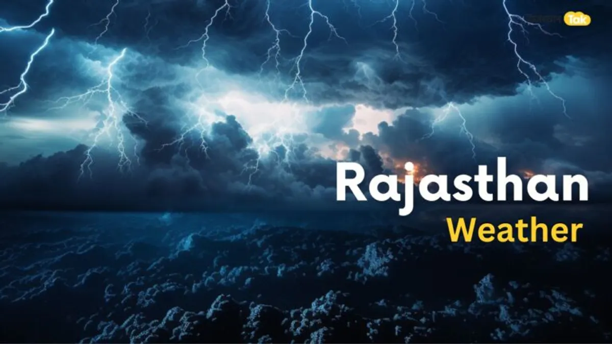 Rajasthan Weather: बारिश-ओलावृष्टि के बाद राजस्थान में फिर करवट लेगा मौसम, देखें IMD का लेटेस्ट अपडेट Rajasthan Weather: बारिश-ओलावृष्टि के बाद राजस्थान में फिर करवट लेगा मौसम, देखें IMD का लेटेस्ट अपडेट