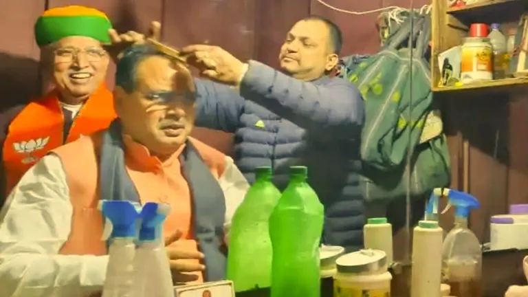 आम आदमी की तरह साधारण से सैलून में जाकर CM भजनलाल ने बनवाए बाल, वायरल हुआ Video, देखें NewsTak