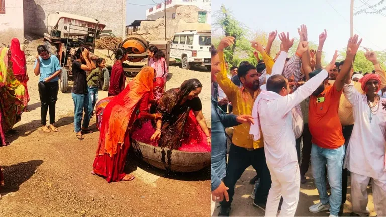 Rajasthan में एक ऐसा गांव जहां होली के दिन पुरूषों को गांव से निकाल देती हैं महिलाएं NewsTak