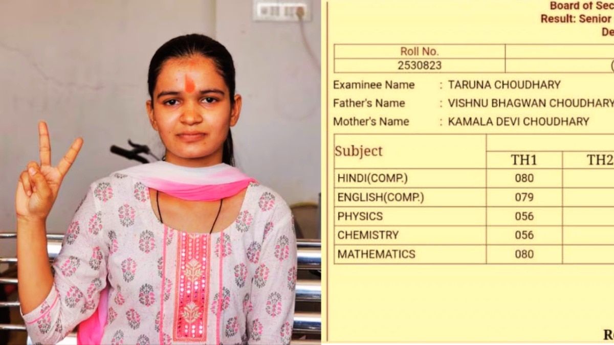 RBSE Result 2024 Topper taruna