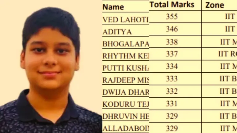 JEE Advanced Result 2024: कोटा के वेद लाहोटी इतने अंक लाकर कर दिया ऑल इंडिया टॉप, देखें मार्कशीट NewsTak