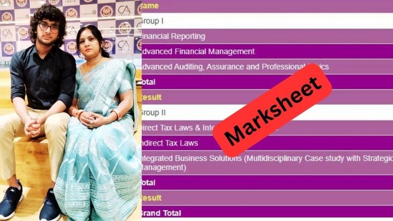 CA Final Result 2024 Topper marksheet: AIR 5th रैंक वाले जयपुर के रोहन की मार्कशीट उड़ा देगी होश तस्वीर: राजस्थान तक.