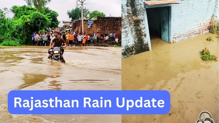 कल का मौसम राजस्थान Jaipur, kota IMD Weather and Rain alert: 15 जिलों में भारी बारिश का अलर्ट तस्वीर: उमेश मिश्रा, राजस्थान तक.