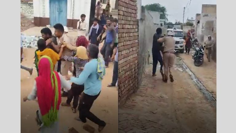 महिलाओं ने फाड़ी कांस्टेबल की वर्दी, फिर पुलिसवाले को दौड़ा-दौड़ा कर पीटा! कैमरे में कैद हो गई ये तस्वीरें NewsTak