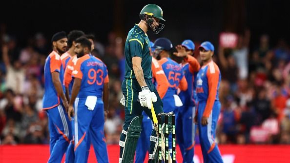 Matt Short of Australia is dismissed during game