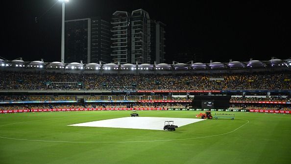 the covers are seen over the pitch the covers are seen over the pitch