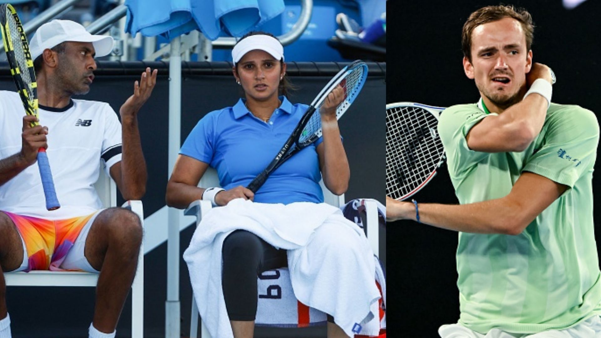 Australian Open : सानिया और राम की जोड़ी बढ़ी आगे तो मेदवेदेव ने किर्गियोस को हराया 