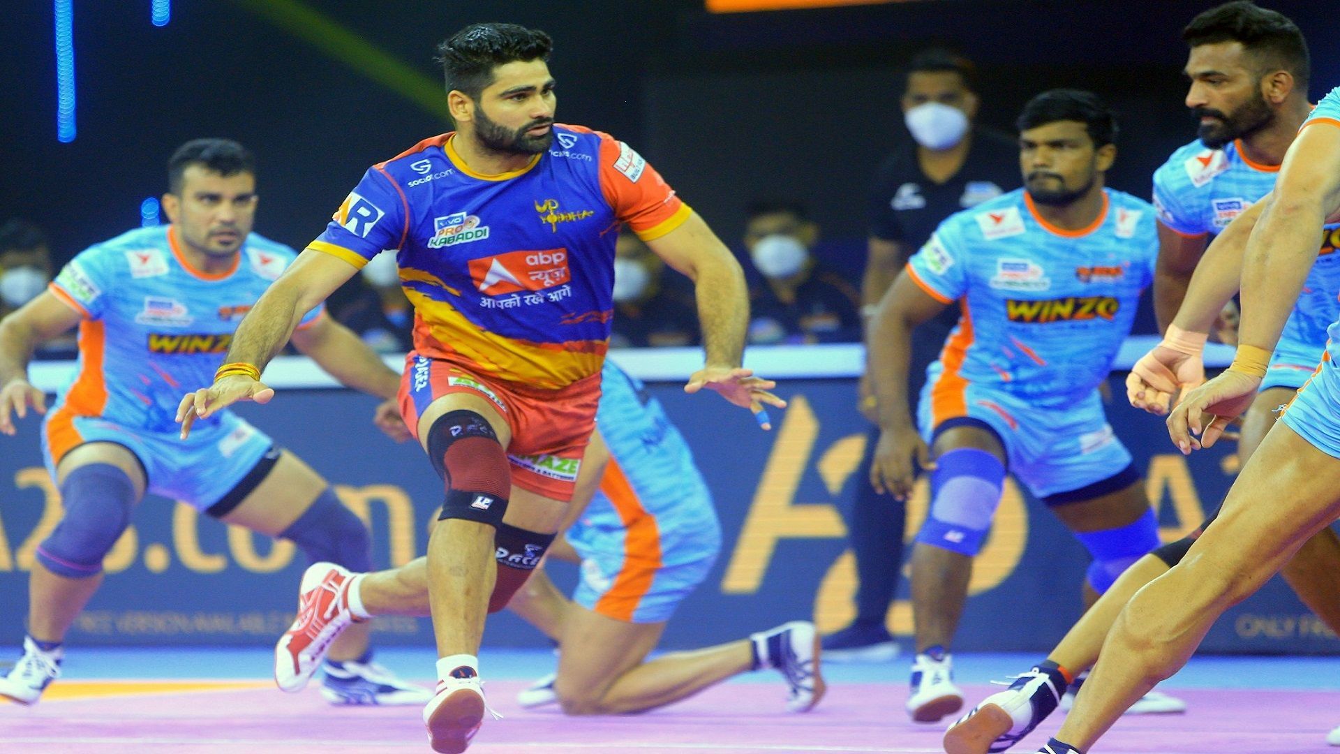 PKL-8 : पांचवी जीत के साथ टॉप-4 में पहुंचे यूपी योद्धा