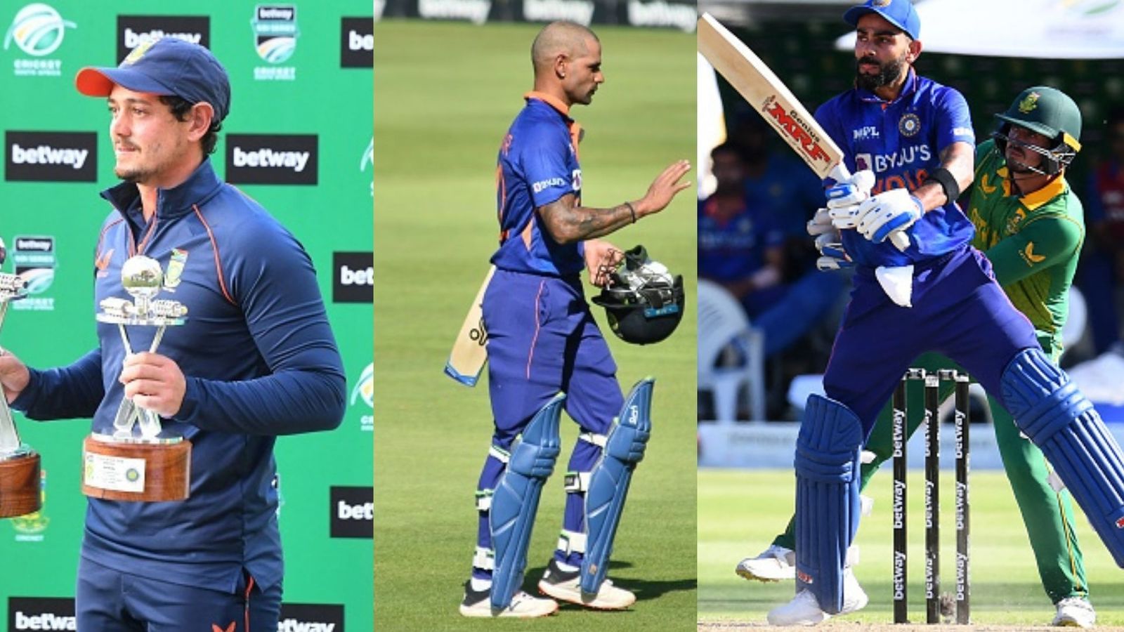 ICC ODI Rankings: अफ्रीकी बल्लेबाजों का दिखा जलवा तो वहीं शिखर धवन ने भी लगाई छलांग, रोहित- विराट इस पायदान पर ICC ODI Rankings: अफ्रीकी बल्लेबाजों का दिखा जलवा तो वहीं शिखर धवन ने भी लगाई छलांग, रोहित- विराट इस पायदान पर