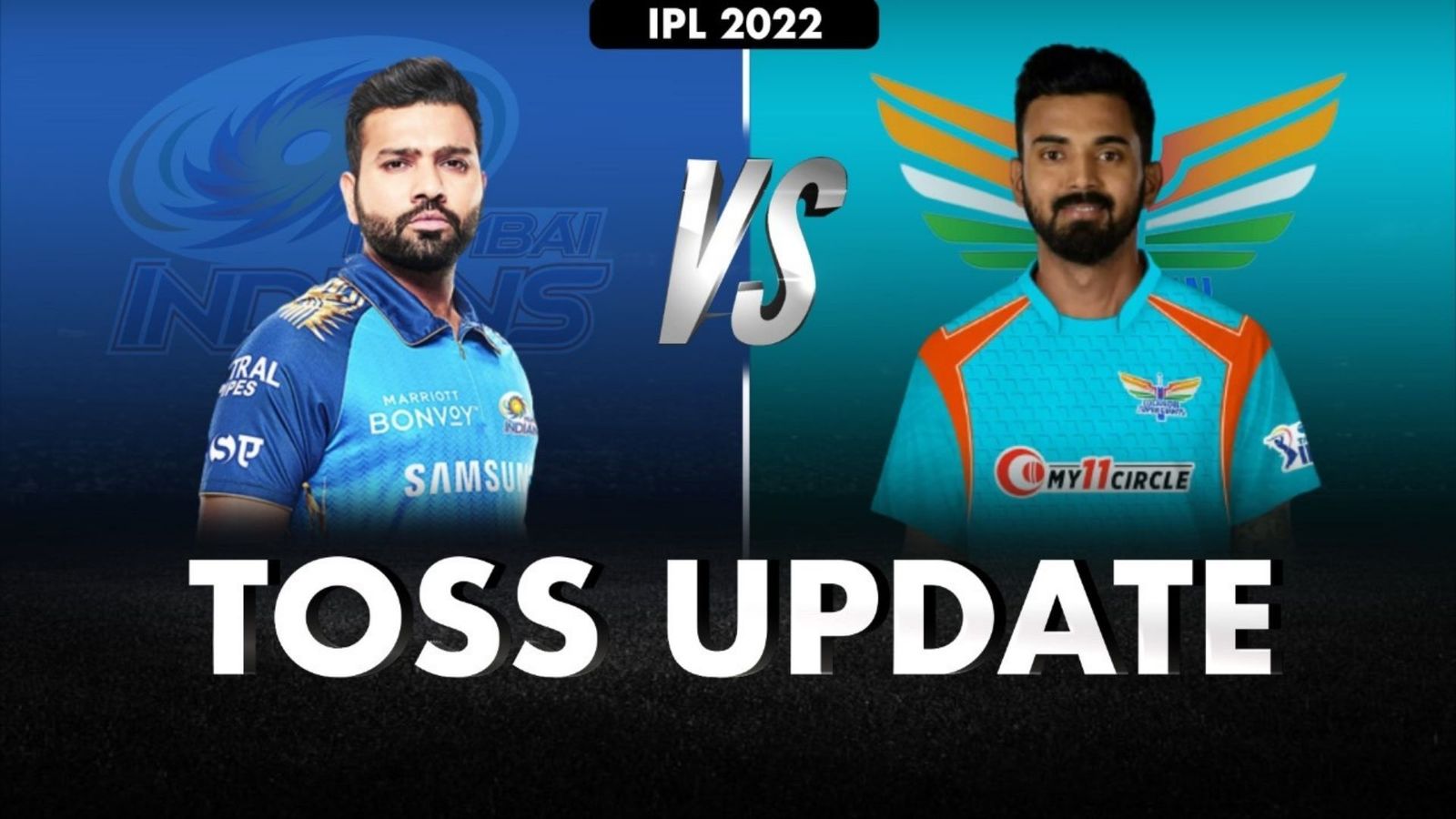IPL 2022, MI vs LSG: रोहित शर्मा ने जीता टॉस, धाकड़ ऑलराउंडर का मुंबई के लिए डेब्यू IPL 2022, MI vs LSG: रोहित शर्मा ने जीता टॉस, धाकड़ ऑलराउंडर का मुंबई के लिए डेब्यू