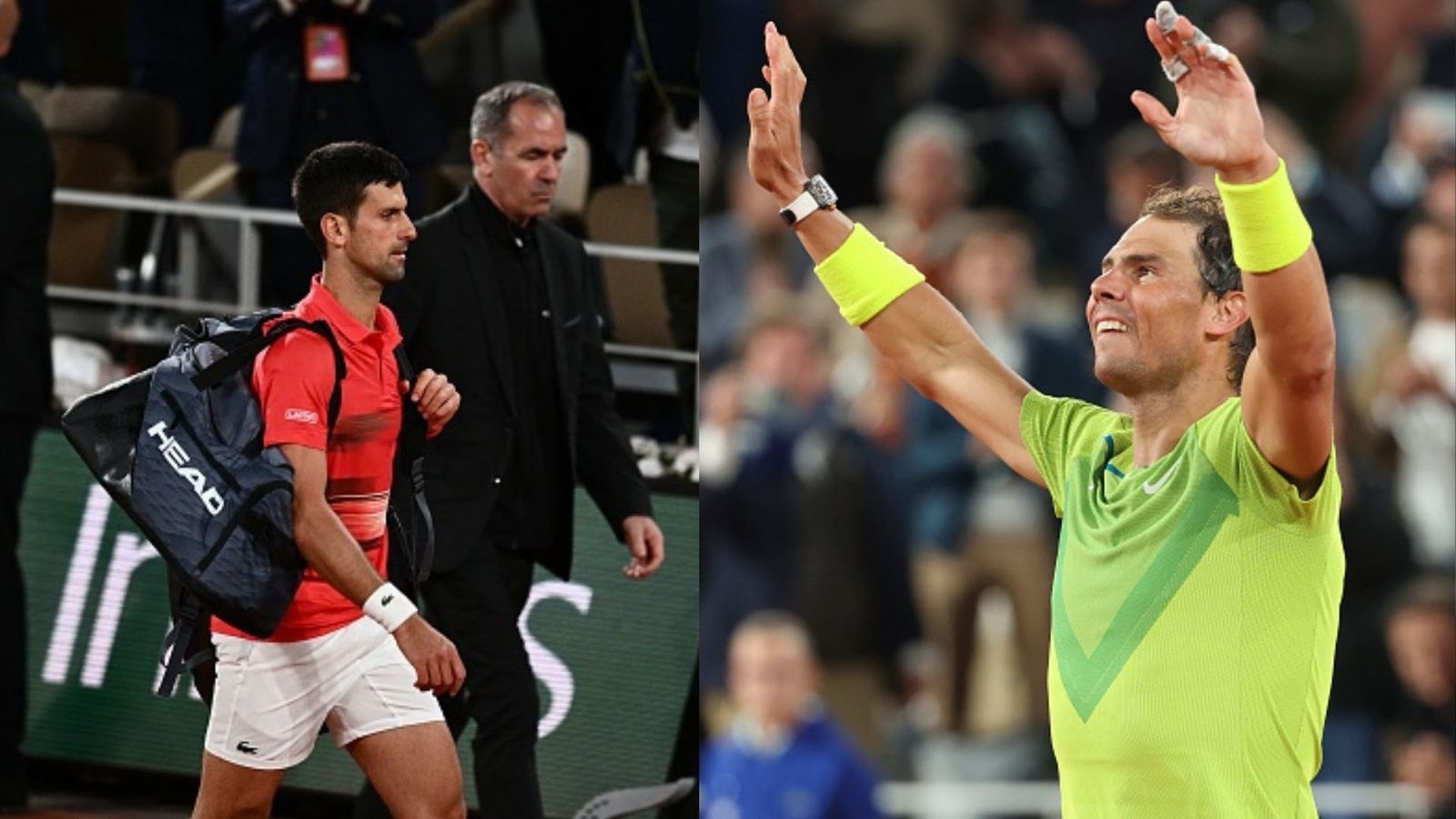 French Open : 4 घंटे, 11 मिनट में नडाल ने जोकोविच को लाल बजरी पर किया ढेर, सेमीफाइनल में ओलिंपिक चैंपियन से होगा मुकाबला French Open : 4 घंटे, 11 मिनट में नडाल ने जोकोविच को लाल बजरी पर किया ढेर, सेमीफाइनल में ओलिंपिक चैंपियन से होगा मुकाबला