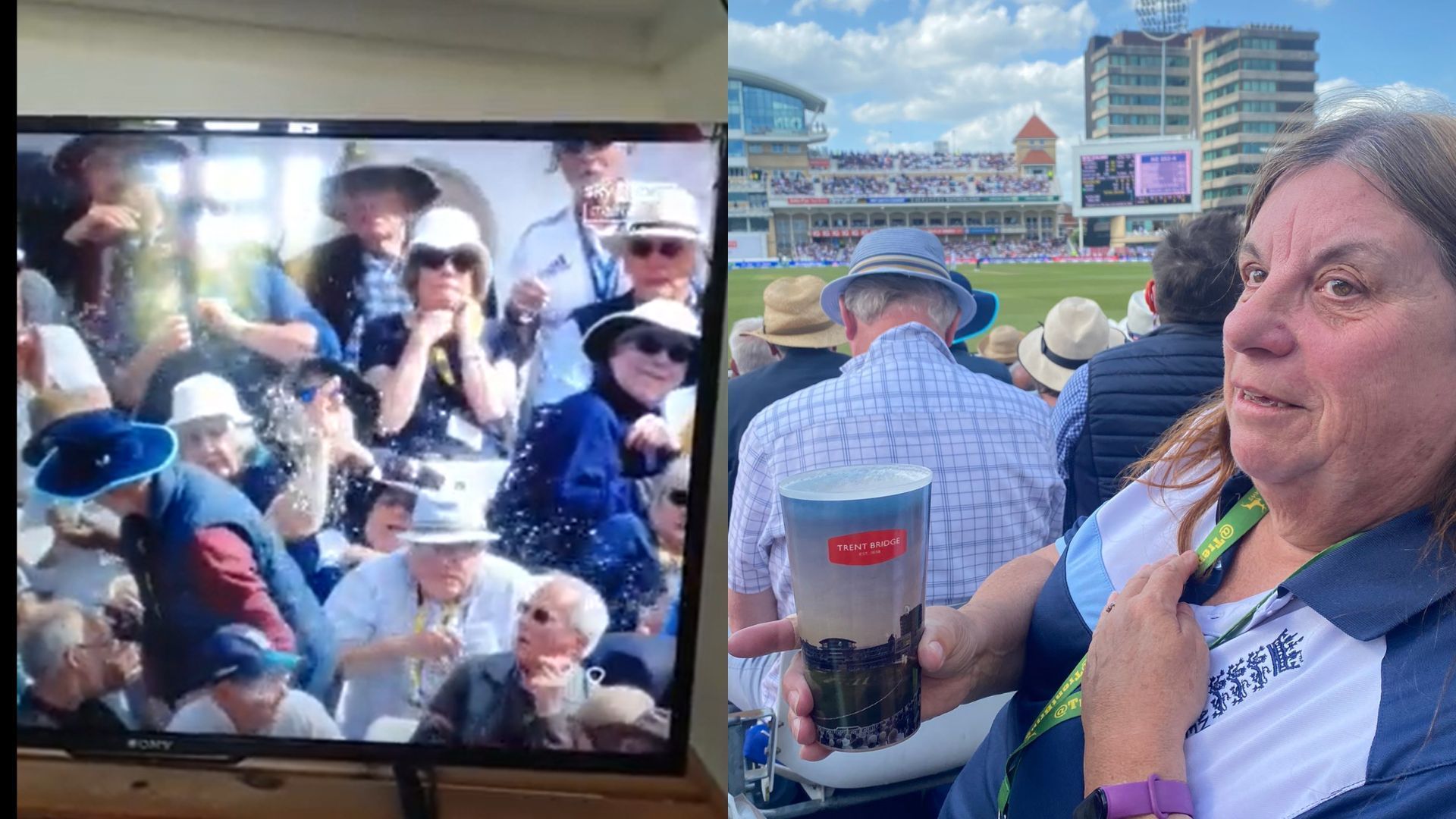 मिचेल के छक्के से टूट गया फैन का बीयर ग्लास, फिर न्यूजीलैंड टीम ने खास तोहफा देकर जीता दिल