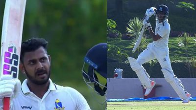 Ranji Trophy Semifinal : खेल मंत्री तिवारी और बंगाल के बेन स्टोक्स ने जड़े दमदार शतक, 183 रनों की साझेदारी से कराई टीम की वापसी SportsTak Hindi