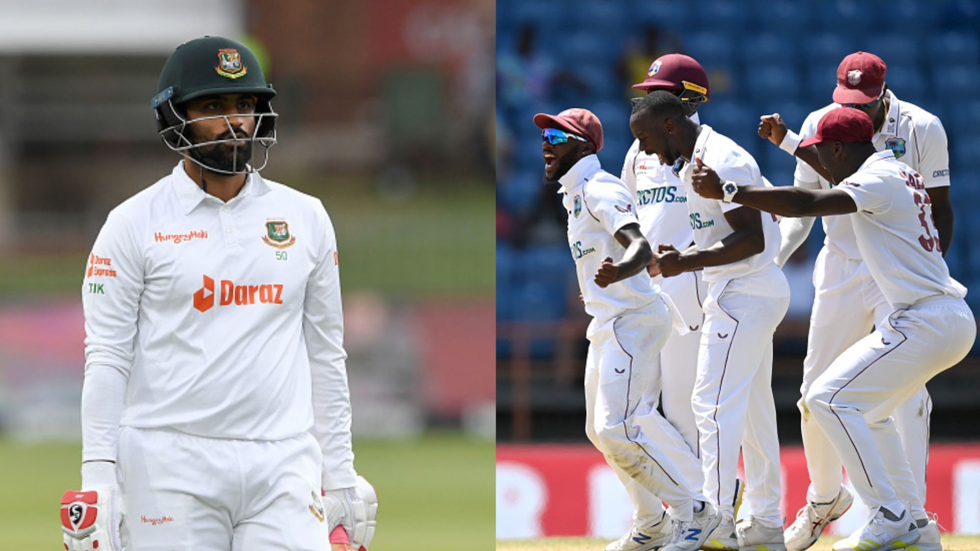WI vs BAN : कैरिबियाई तूफान के आगे 103 रनों पर ढेर हुआ बांग्लादेश, 6 बल्लेबाज हुए 0 पर आउट तो लगा ये बड़ा कलंक