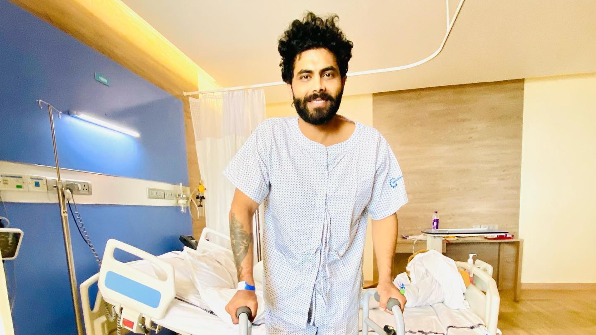 रवींद्र जडेजा ने कराई घुटने की सर्जरी, अस्पताल से सामने आईं तस्वीरें, T20 वर्ल्ड कप खेलना मुश्किल