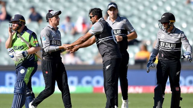 NZ vs IRE : सेमीफाइनल में पहुंचने वाली पहली टीम बनी न्यूजीलैंड, लिटिल की हैट्रिक के बावजूद आयरलैंड को 36 रनों से दी मात NZ vs IRE : सेमीफाइनल में पहुंचने वाली पहली टीम बनी न्यूजीलैंड, लिटिल की हैट्रिक के बावजूद आयरलैंड को 36 रनों से दी मात
