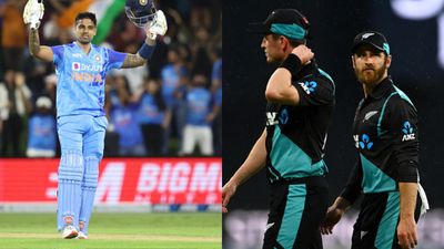 Ind vs NZ: न्यूजीलैंड के बादलों में खूब चमका भारत का सूर्या, टीम इंडिया के पहाड़ से लक्ष्य के आगे निकला कीवियों का दम SportsTak Hindi