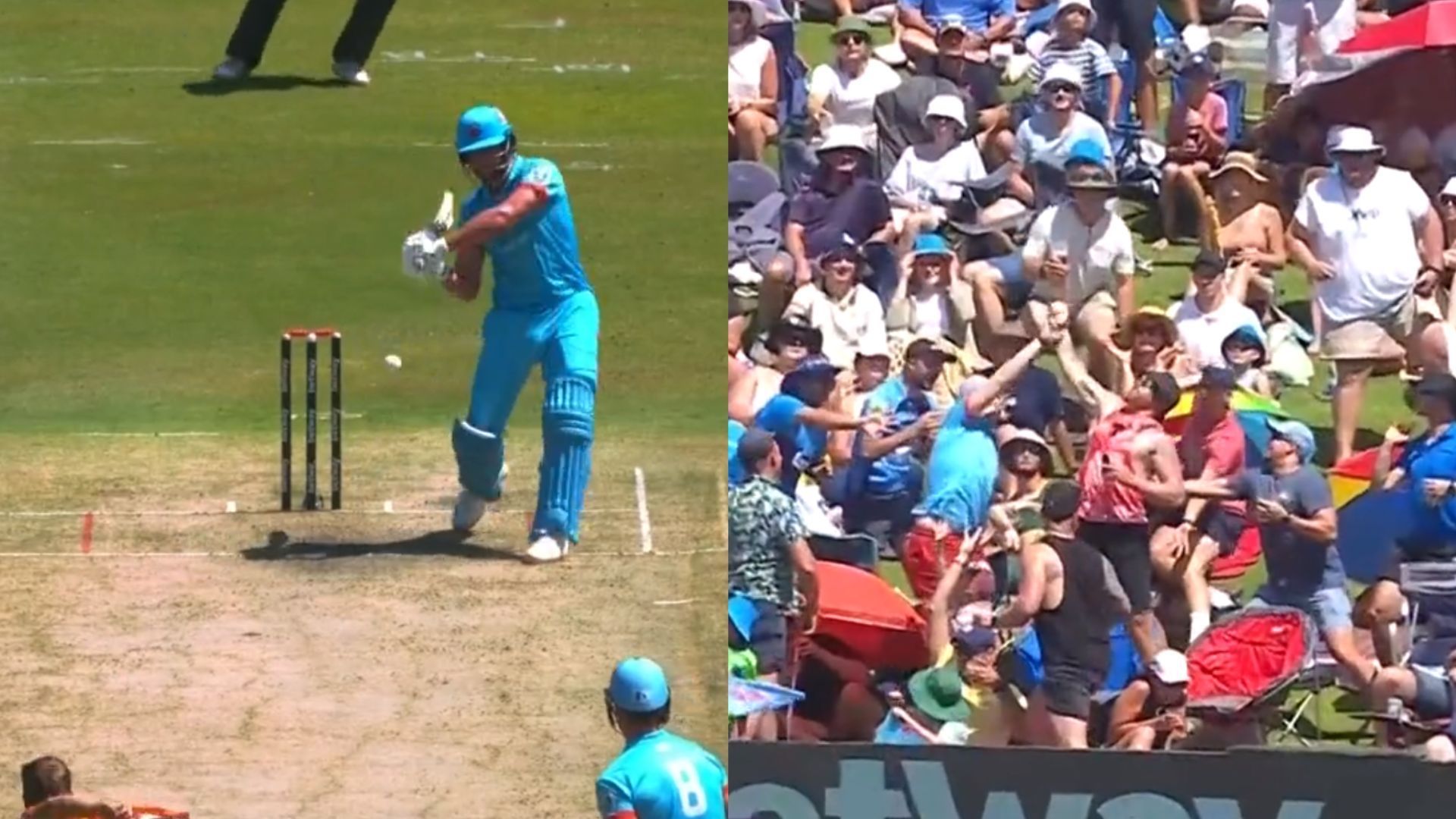 SA20 : फैंस बने धाकड़ फील्डर, एक हाथ से कैच लेकर बने लखपति, देखें Video