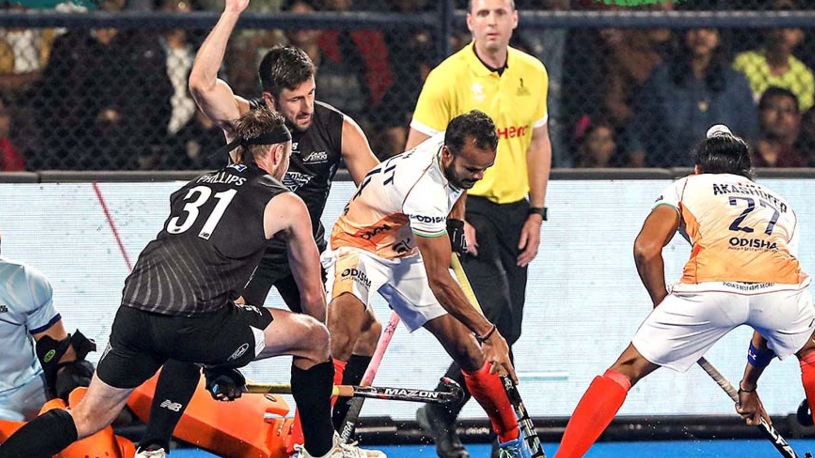 भारत हॉकी वर्ल्ड कप 2023 से बाहर, 12वीं रैंक वाले न्यूजीलैंड ने सडन डेथ में दी शिकस्त, 48 साल बाद भी नहीं मिला मेडल भारत हॉकी वर्ल्ड कप 2023 से बाहर, 12वीं रैंक वाले न्यूजीलैंड ने सडन डेथ में दी शिकस्त, 48 साल बाद भी नहीं मिला मेडल