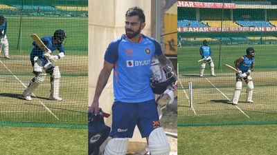 विराट कोहली ने एक टांग पर बैंडेज लगाकर किया अभ्यास, केएल राहुल ने भी तीसरे टेस्ट से पहले घंटों बहाया पसीना, VIDEO SportsTak Hindi