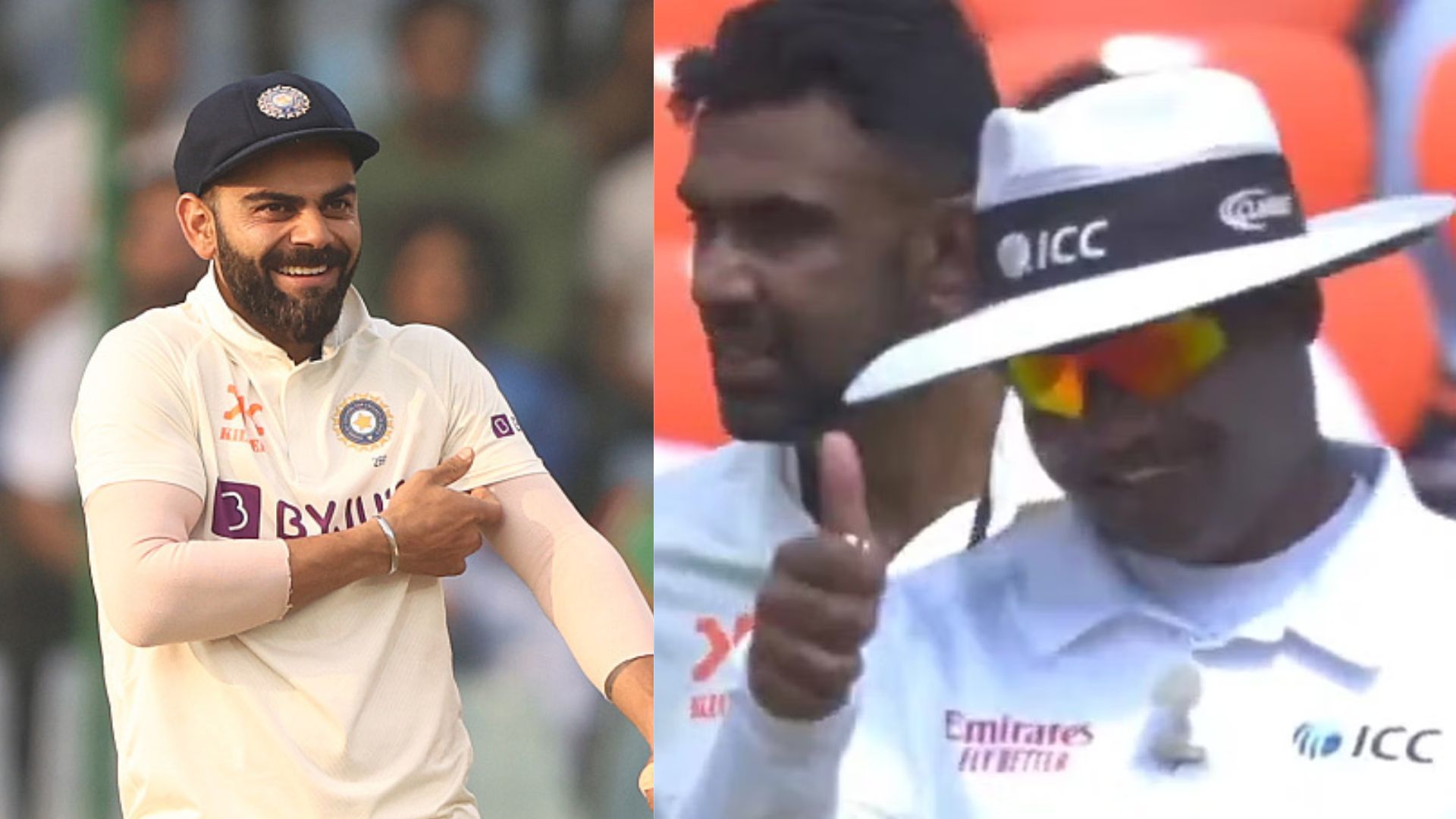 ट्रेविस हेड को एलबीडब्ल्यू नहीं दिया तो विराट कोहली ने अंपायर नितिन मेनन को छेड़ा, बोले- मैं होता तो आउट था, देखिए वीडियो