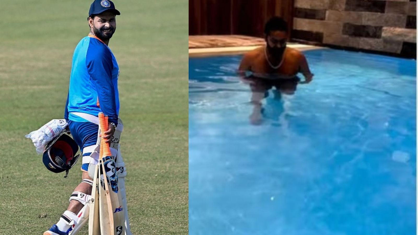 ऋषभ पंत की सेहत में तेजी से हो रहा है सुधार, स्विमिंग पूल में ये खास एक्सरसाइज करते आए नजर, शेयर किया VIDEO ऋषभ पंत की सेहत में तेजी से हो रहा है सुधार, स्विमिंग पूल में ये खास एक्सरसाइज करते आए नजर, शेयर किया VIDEO