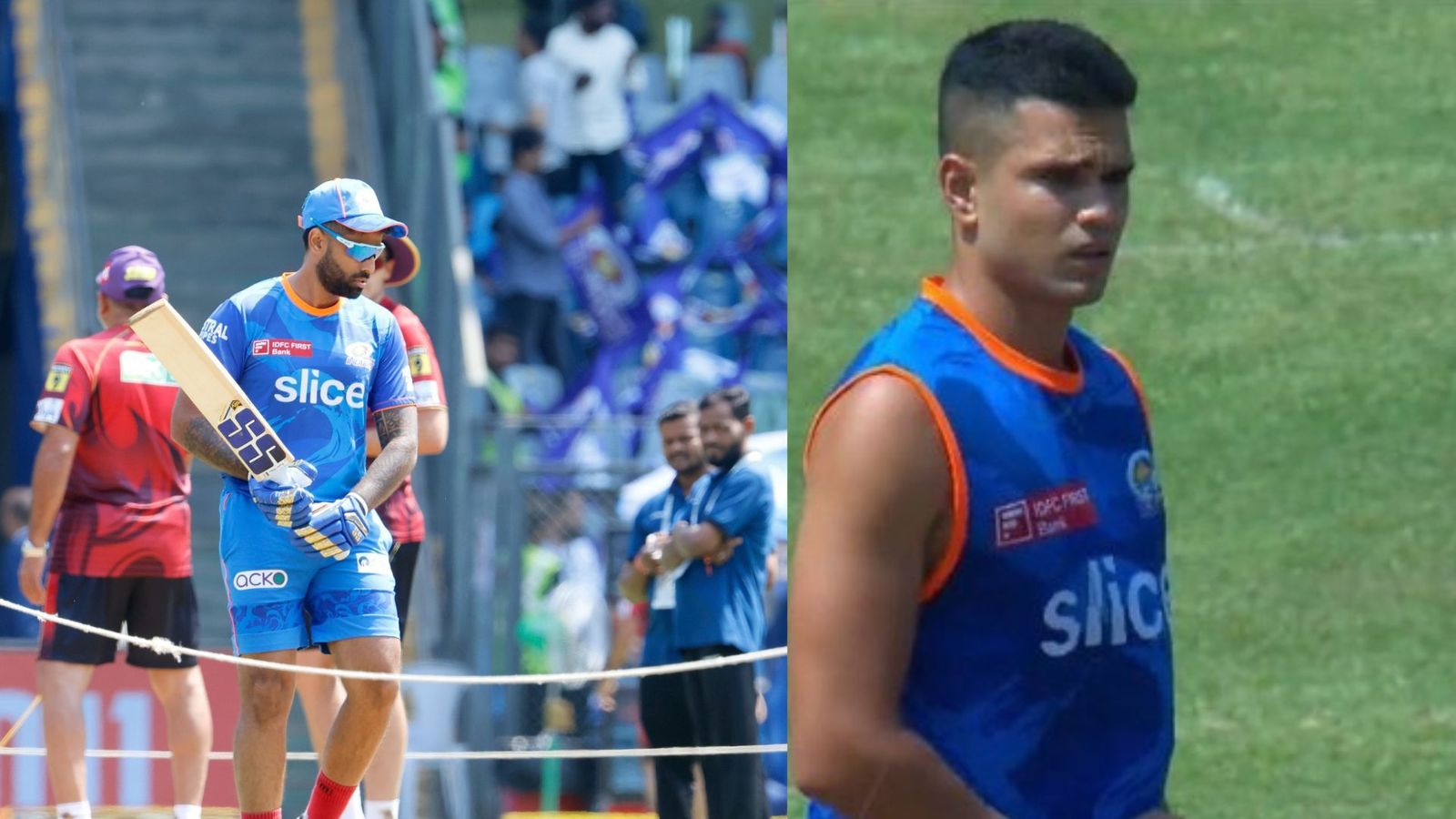 IPL 2023: रोहित शर्मा हुए बाहर तो अर्जुन तेंदुलकर को मिला डेब्यू का मौका, सूर्यकुमार को मिली मुंबई इंडियंस की कमान IPL 2023: रोहित शर्मा हुए बाहर तो अर्जुन तेंदुलकर को मिला डेब्यू का मौका, सूर्यकुमार को मिली मुंबई इंडियंस की कमान