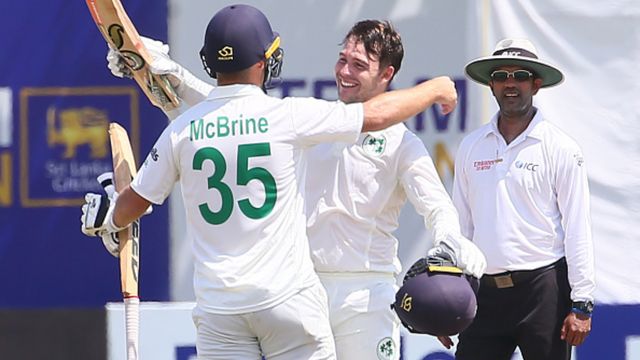 SL vs IRE: पॉल स्टर्लिंग और कर्टिस कैंफर ने उड़ाए शतक, श्रीलंका की जमकर पिटाई, आयरलैंड ने बनाया सर्वोच्च टेस्ट स्कोर SL vs IRE: पॉल स्टर्लिंग और कर्टिस कैंफर ने उड़ाए शतक, श्रीलंका की जमकर पिटाई, आयरलैंड ने बनाया सर्वोच्च टेस्ट स्कोर
