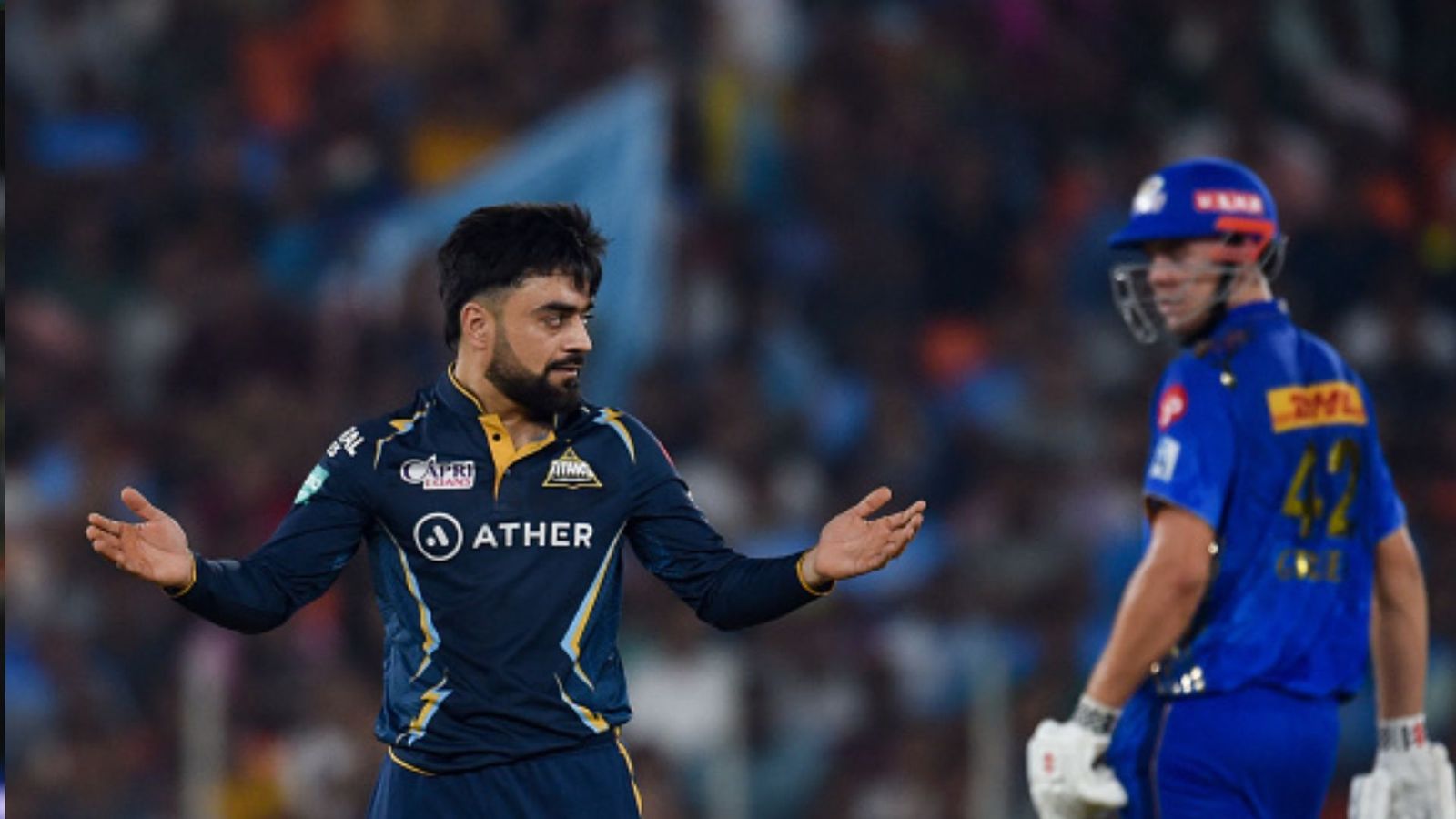 Rashid Khan Century : केकेआर के खिलाफ टीम में जगह बनाते ही राशिद ने जड़ा खास शतक, ऐसा करने वाले बने पहले अफगानी Rashid Khan Century : केकेआर के खिलाफ टीम में जगह बनाते ही राशिद ने जड़ा खास शतक, ऐसा करने वाले बने पहले अफगानी