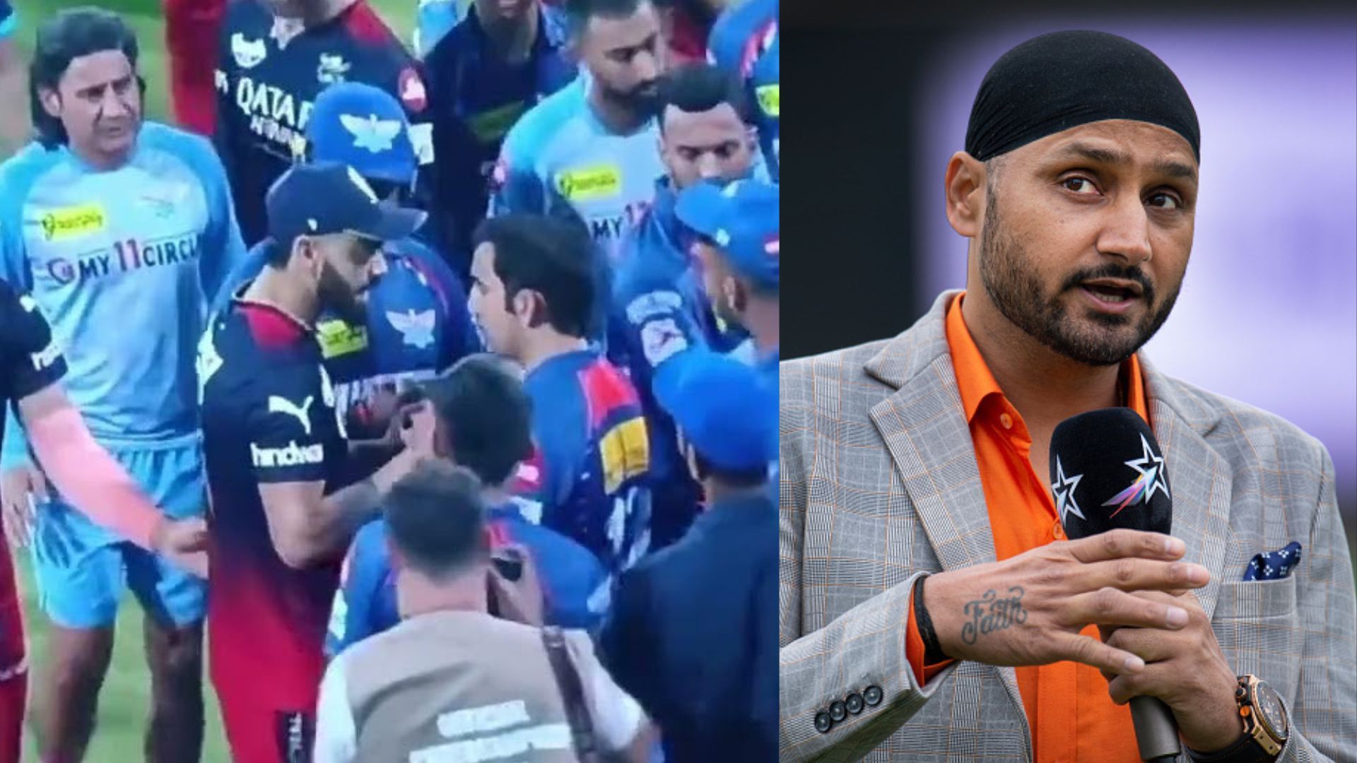 RCBvsLSG: विराट-गंभीर झगड़े पर हरभजन का बड़ा बयान, कहा-मैंने जो श्रीसंत के साथ किया उस पर मैं शर्मिंदा हूं, लेकिन विराट...