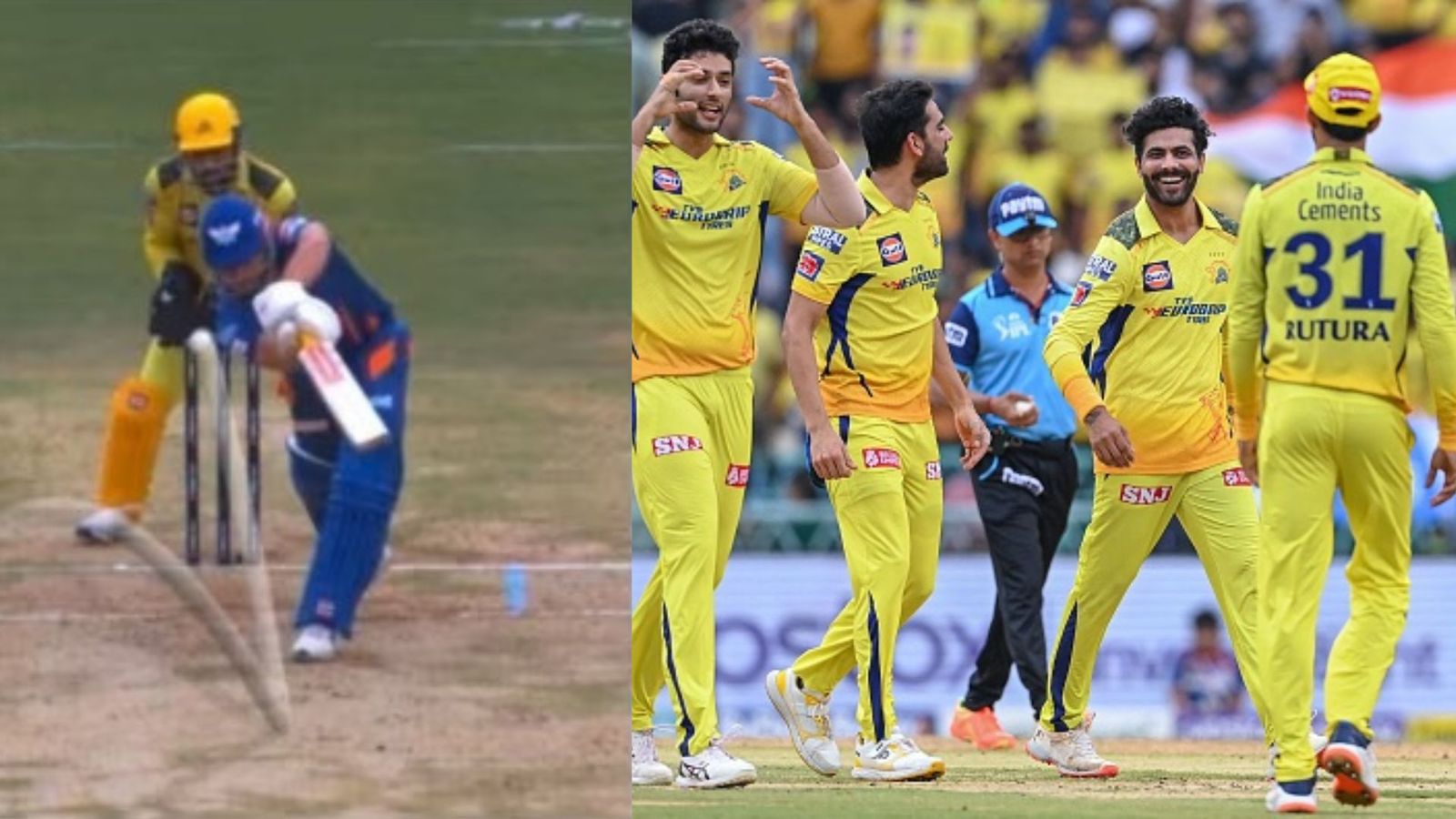 IPL 2023: जडेजा की चमत्कारी गेंद पर लखनऊ का धाकड़ बल्लेबाज हुआ क्लीन बोल्ड, पिच छोड़ने को नहीं हुआ राजी, VIDEO  IPL 2023: जडेजा की चमत्कारी गेंद पर लखनऊ का धाकड़ बल्लेबाज हुआ क्लीन बोल्ड, पिच छोड़ने को नहीं हुआ राजी, VIDEO