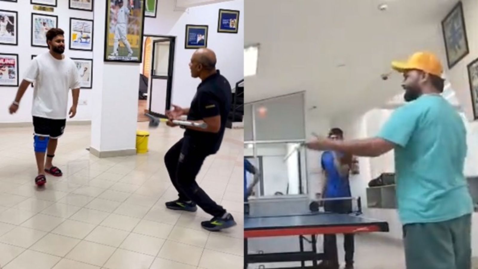 ऋषभ पंत की KGF स्टाइल रिकवरी, बैशाखी फेंकी और बिना सहारे चले, टेबल टेनिस खेला, देखिए Videos ऋषभ पंत की KGF स्टाइल रिकवरी, बैशाखी फेंकी और बिना सहारे चले, टेबल टेनिस खेला, देखिए Videos