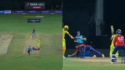 Lalit Yadav Catch : दो उंगली से रहाणे का काम किया तमाम, लपका ऐसा कैच सभी के उड़ गए होश, देखें Video SportsTak Hindi