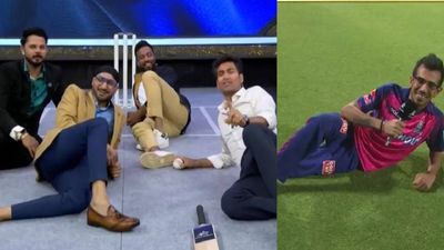 IPL 2023: हरभजन- कैफ ने सबसे ज्यादा विकेट लेने वाले चहल का स्टाइल किया कॉपी, फर्श पर लेट गए सभी पूर्व क्रिकेटर्स, VIDEO SportsTak Hindi