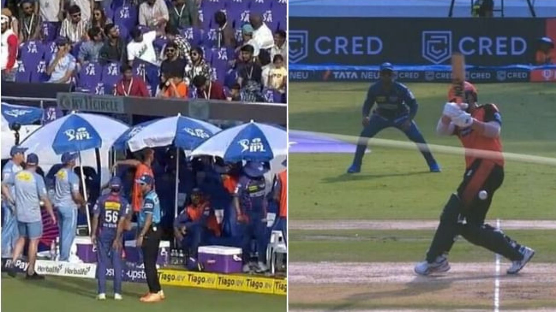 SRH vs LSG: नो बॉल विवाद पर फैंस ने लखनऊ के डगआउट पर निकाला गुस्सा, कोहली का नाम लेकर गंभीर पर फिर बोला हल्ला बोल, VIDEO
