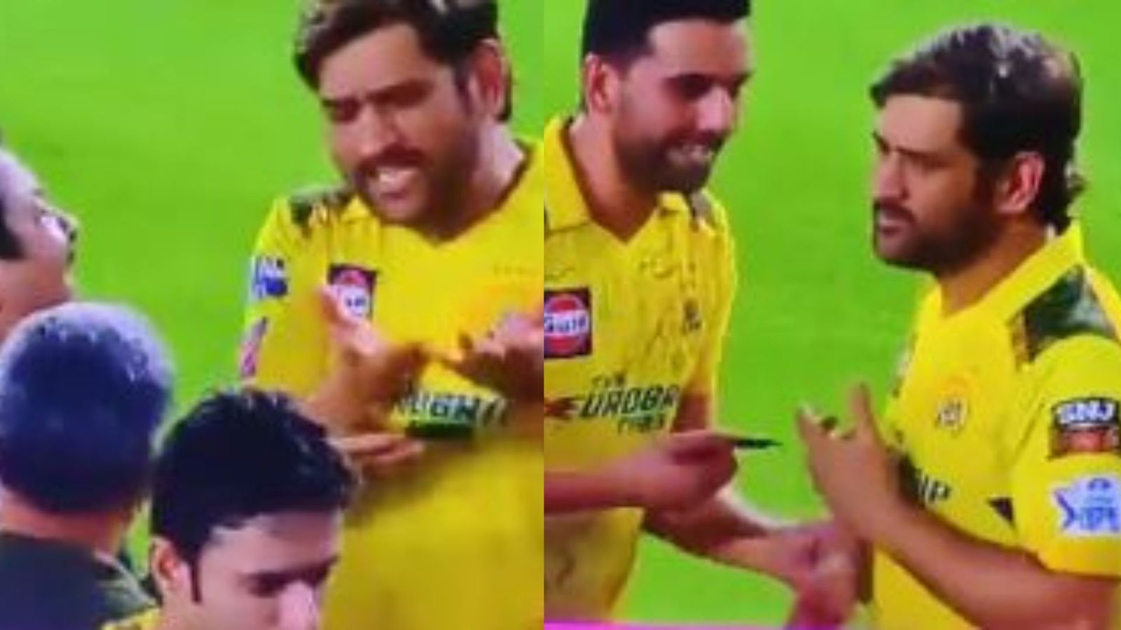 IPL 2023: दीपक चाहर ने धोनी से मांगा ऑटोग्राफ, माही ने लगाई फटकार, कहा- 'कैच ड्रॉप करता है' IPL 2023: दीपक चाहर ने धोनी से मांगा ऑटोग्राफ, माही ने लगाई फटकार, कहा- 'कैच ड्रॉप करता है'